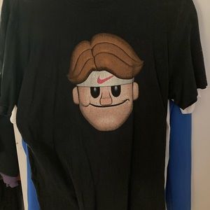 Federer nike emoji tennis shirt.